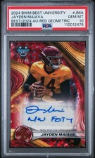 2024 Bowman Best University Jayden Maiava Auto /10 PSA 10 USC Trojans