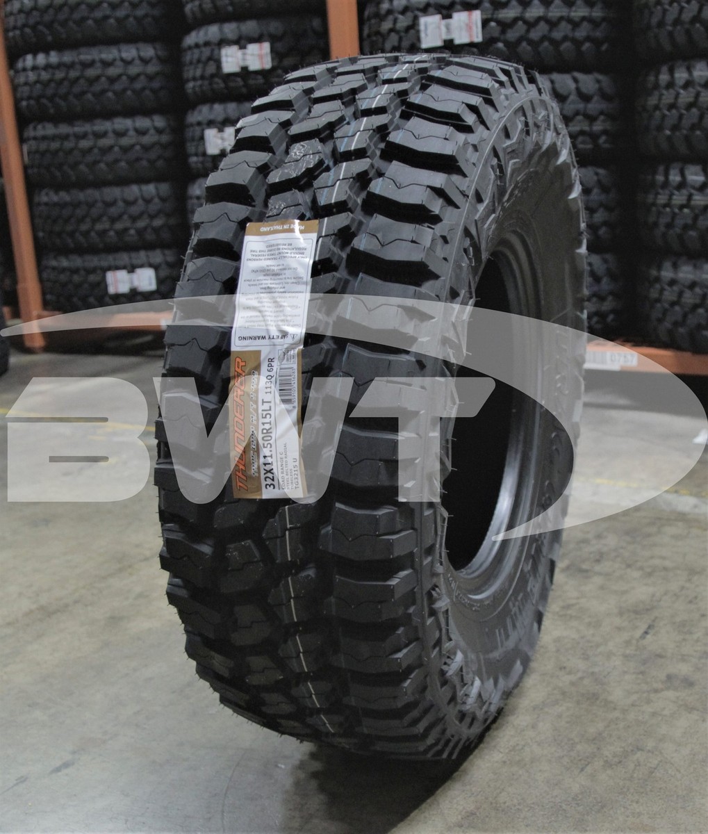 1 New 32X11.50-15 Thunderer TRAC GRIP M/T MUD 11.50R R15 Tire