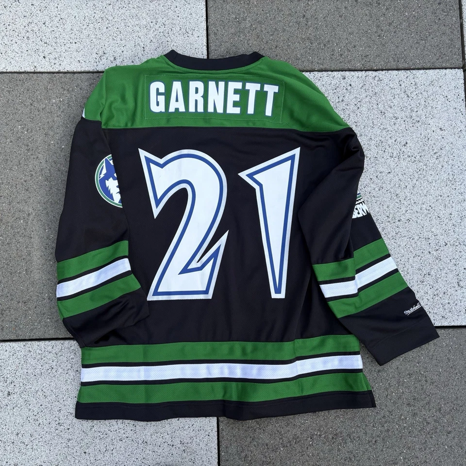 Camiseta de hockey Minnesota Timberwolves Kevin Garnett 3XL árboles edición limitada Foto 3 de 4