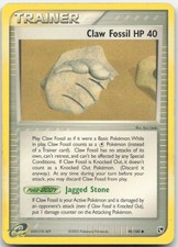 Claw Fossil 90/100 Common Sandstorm Pokemon Moderately Played