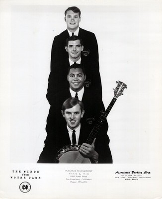 The Winds from Notre Dame Music Group (1970s)   Vintage Photo 1176K