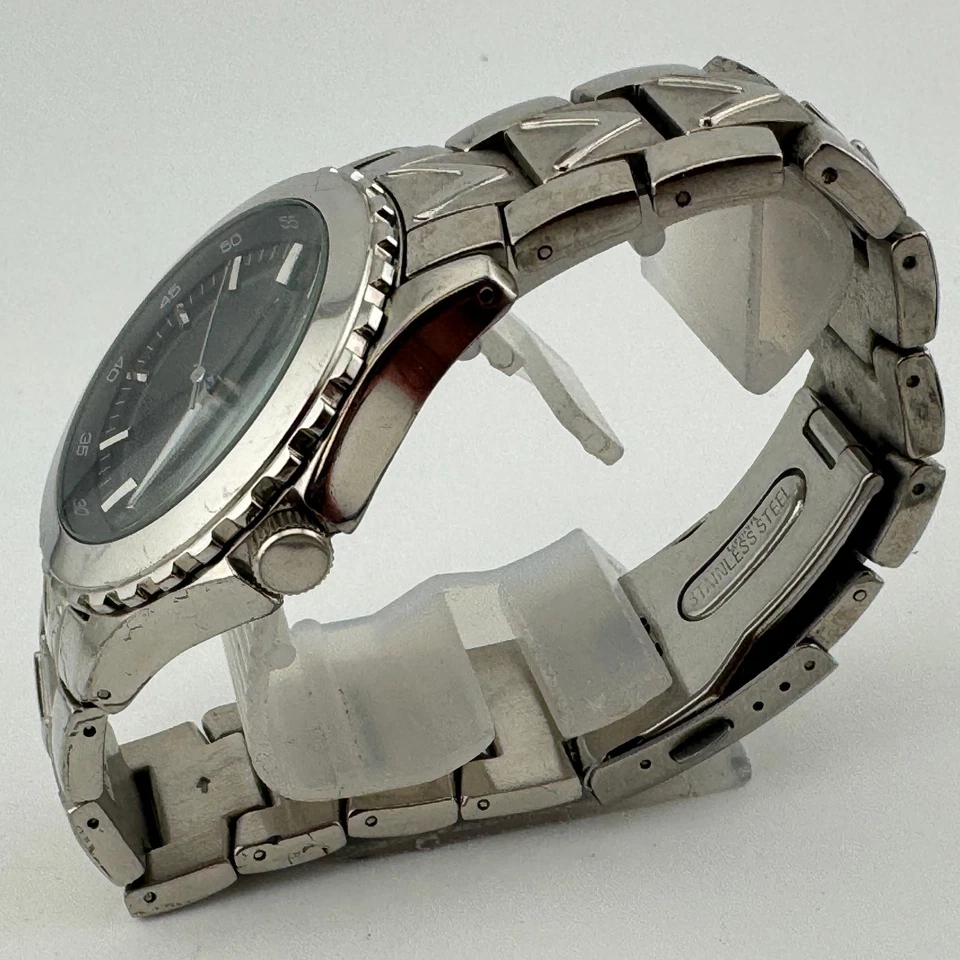 Callaway Golf Warbird 石英手表男士 30 米银色黑色日期全新电池 8 — 第 4/4 张图片