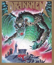DRAKKHEN AMIGA-ATARI-PC EUROPEAN COMPENDIUM USED FR1 88911