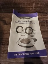 Lansinoh Signature Pro Double Electric Breast Pump Manual