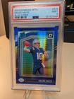 2024 Panini Optic - Rated Rookie Drake Maye #229 Blue Hyper Prizm (RC) PSA 9