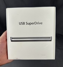 Nuova scatola aperta Apple USB SuperDrive MD564ZM/A unità CD DVD RW ottica esterna