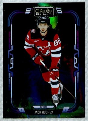 Jack Hughes 2025-26 OPC Platinum Cosmic /65 #66 New Jersey Devils