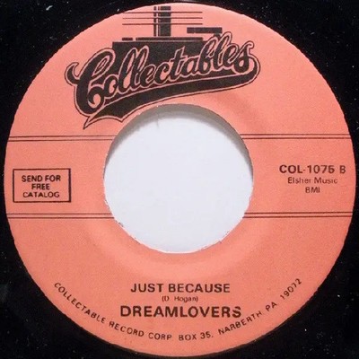 The Dreamlovers When We Get Married / Just Because Vinyl Single 7inch Collect