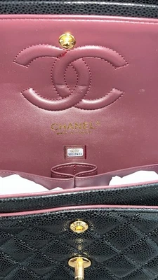 Sac Chanel timeless Noir Cuir Classique - Photo 1/4