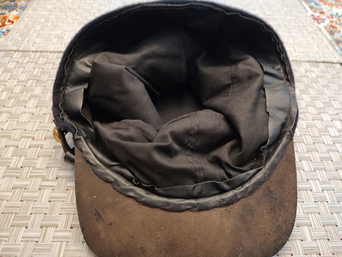 CIVIL WAR US UNION BLUE WOOL ENLISTED KEPI FORAGE BUMMER CAP HAT-LARGE - Bild 4 von 4
