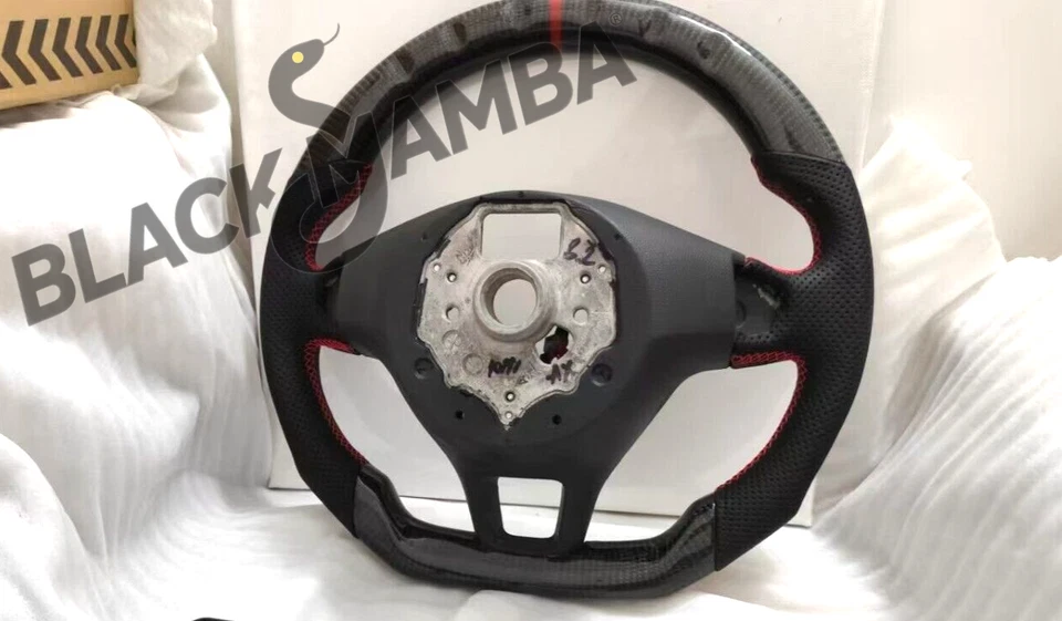 Carbon Fiber steering wheel Frame For VOLKSWAGEN Golf MK7 Polo Jetta Passat Foto 3 de 4