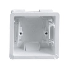 Dry Lining Box Back Boxes 1 Gang and 2 Gang 35mm Deep Mains Wall Socket