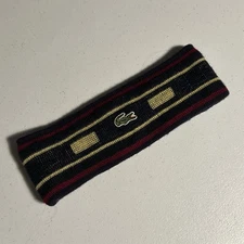 Lacoste Izod La Chemise Headband Knit Head Band Ear Warmer Made in France 
