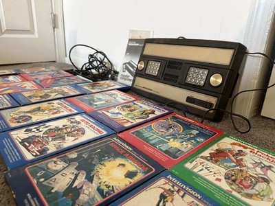 Mattel Electronics Intellivision Console w/ Remotes, Manual, 17 Games *untested*