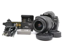 Nikon D5000 12.3MP Digital SLR Camera w/AF-S 18-55mm f/3.5-5.6 Lens: SC: 5588
