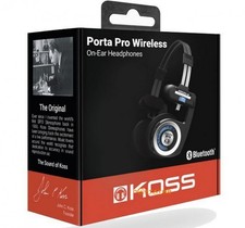Koss Porta Pro Wireless 2.0 Bluetooth 5.2 On-Ear Headphones USB-C charging