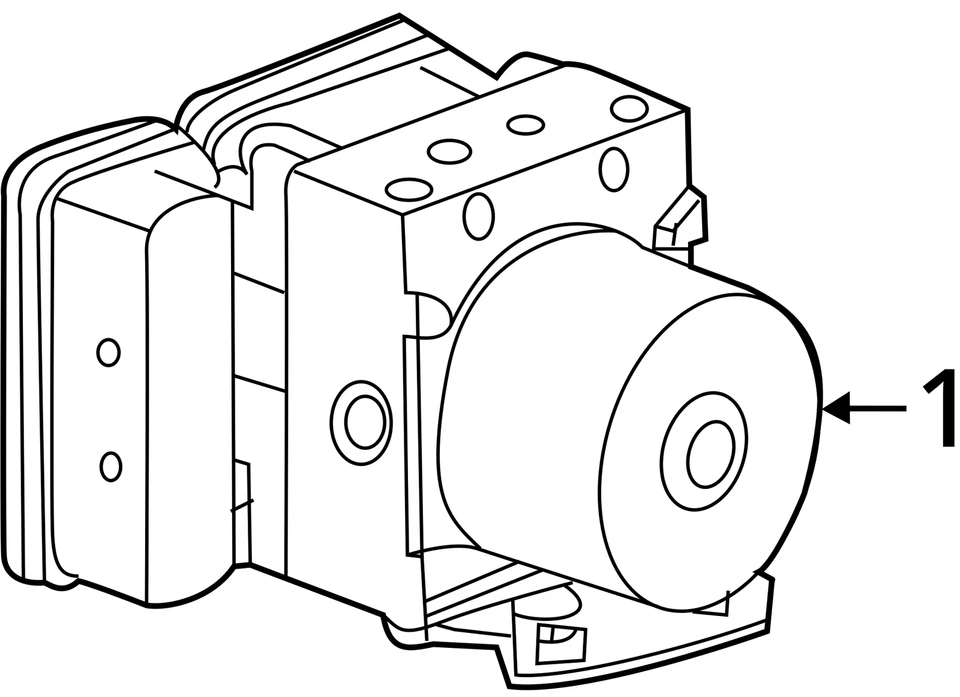 Conjunto modulador de piezas de freno antibloqueo bomba ABS AWD Advance se adapta a 17-19 MDX 5231 Foto 4 de 4
