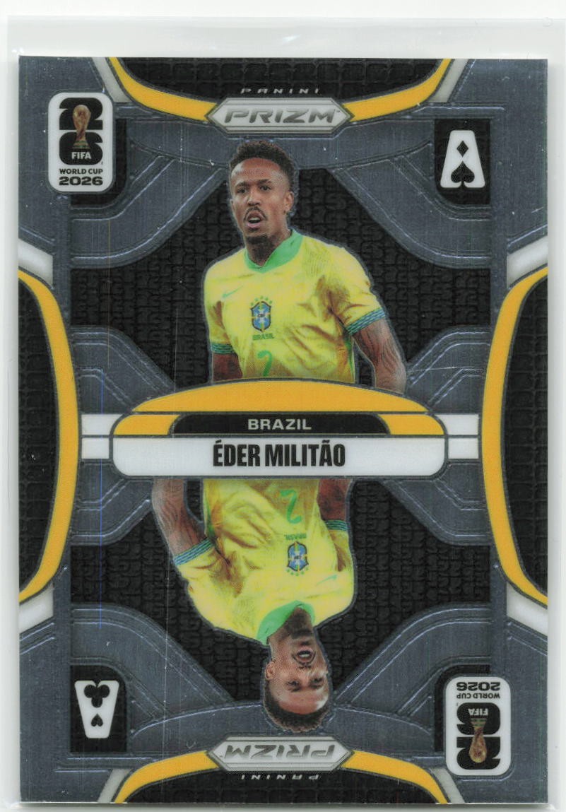 2026 Panini Prizm FIFA World Cup #3 Eder Militao Aces Brazil