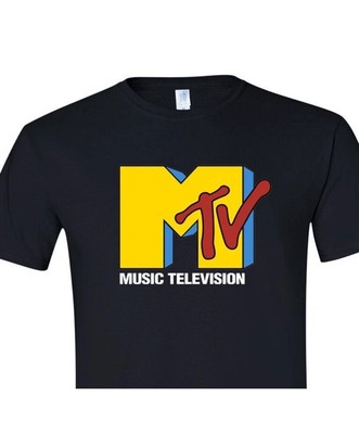 MTV Retro 80's Music Television When it was still music!  Unisex  Black XL