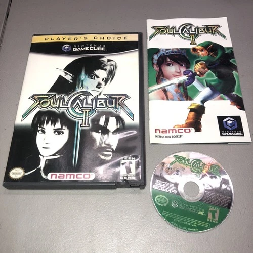 Soul Calibur II (Nintendo GameCube, 2003) Working Complete Game