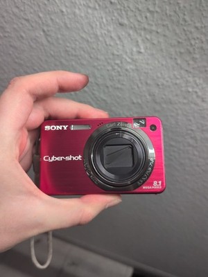 Sony Cybershot DSC W150 Digital Kamera Red - TOP Zustand!