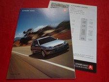 1999 Citroen Saxo X Sx Vts Brochure Brochure Depliant Price List Pricelist 1999 Citroen Saxo X Sx Vts Brochure Brochure Depliant Price List Pricelist