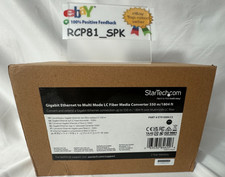 Startech ET91000LC2 Fiber Media Converter  BNIB  Free Overnight Shipping 