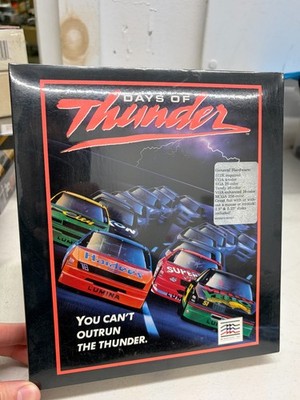 Days Of Thunder Mindscape IBM Big Box 3.5  5.25  Floppy - SEALED