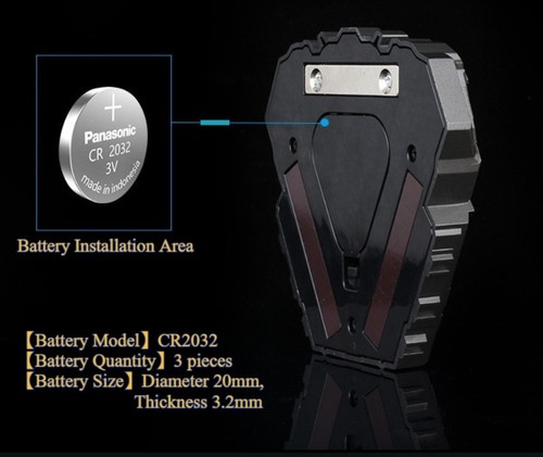 Marvel Iron Man Arc Reactor 1/1 MK50 Luce torace indossabile touch - LED attivato - Foto 14 di 14