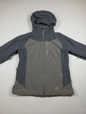 L.L.Bean Polartec Mountain Classic Rain Jacket Women's Medium Mutli-Colored Full