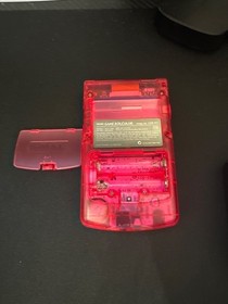 Clear Cherry Pink Gameboy Color