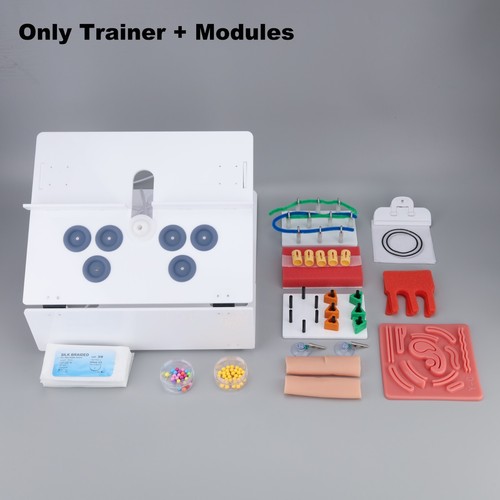 Caja de Entrenamiento Simulador Laparoscópico Plegable - Entrenador Endo para Enseñanza Médica - Imagen 25 de 25