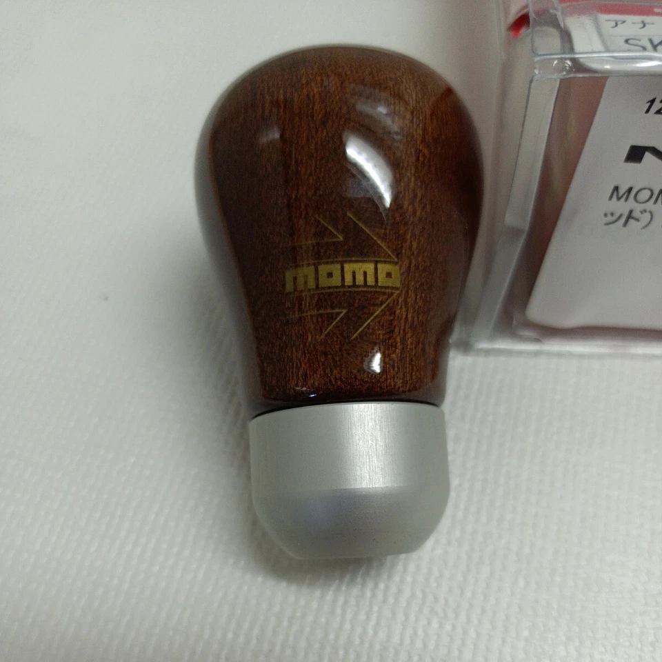Momo SHORT WOOD SK106 SK Mahogany Wood Shift Knob for Universal Type phi8-14mm - Image 2 of 3