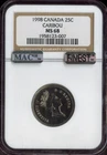 1998 Canada 25 Cents 25c Caribou NGC MS68 MAC Quality