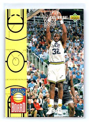 1994 Upper Deck #422 Karl Malone Executive Board Utah Jazz