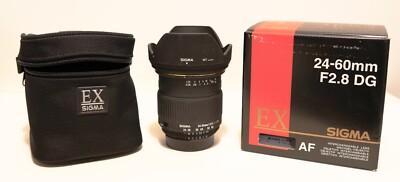 Sigma 24-60mm F/2.8 D DG EX Autofocus Lens For Nikon AF {77}