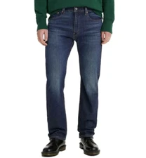 NEW Levis' 505 Men's W40 L32 Regular Fit Jeans Stretch Denim Straight Leg