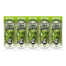 Double Platinum Wraps - Natural/Flavorless - 5 Pouches - (4 Wraps/Tips Per Pack)
