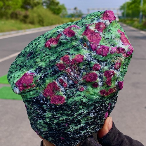 6.15LB Natural green Ruby zoisite (anylite) crystal Chakra mineral Energy - Picture 16 of 21