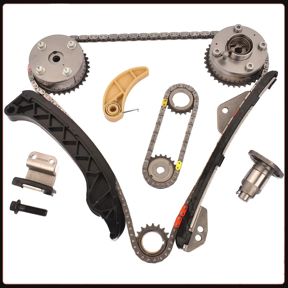 Kit de cadena de distribución engranajes VVT para Toyota Corolla Scion xD Pontiac 1.8 2ZRFE 08-15 Foto 3 de 4