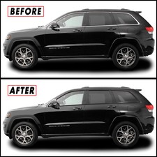Chrome Delete Blackout Overlay for 2011-21 Jeep Grand Cherokee Window Trim 