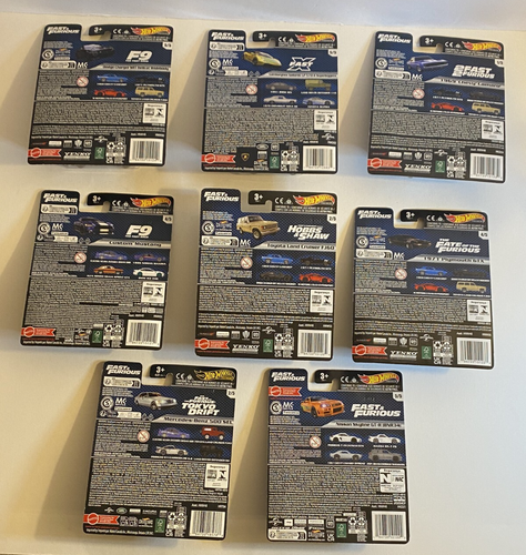 8 Hot Wheels Premium Fast & Furious Nissan Skyline GT-R BNR34 Charger Hellcat + - Picture 10 of 10