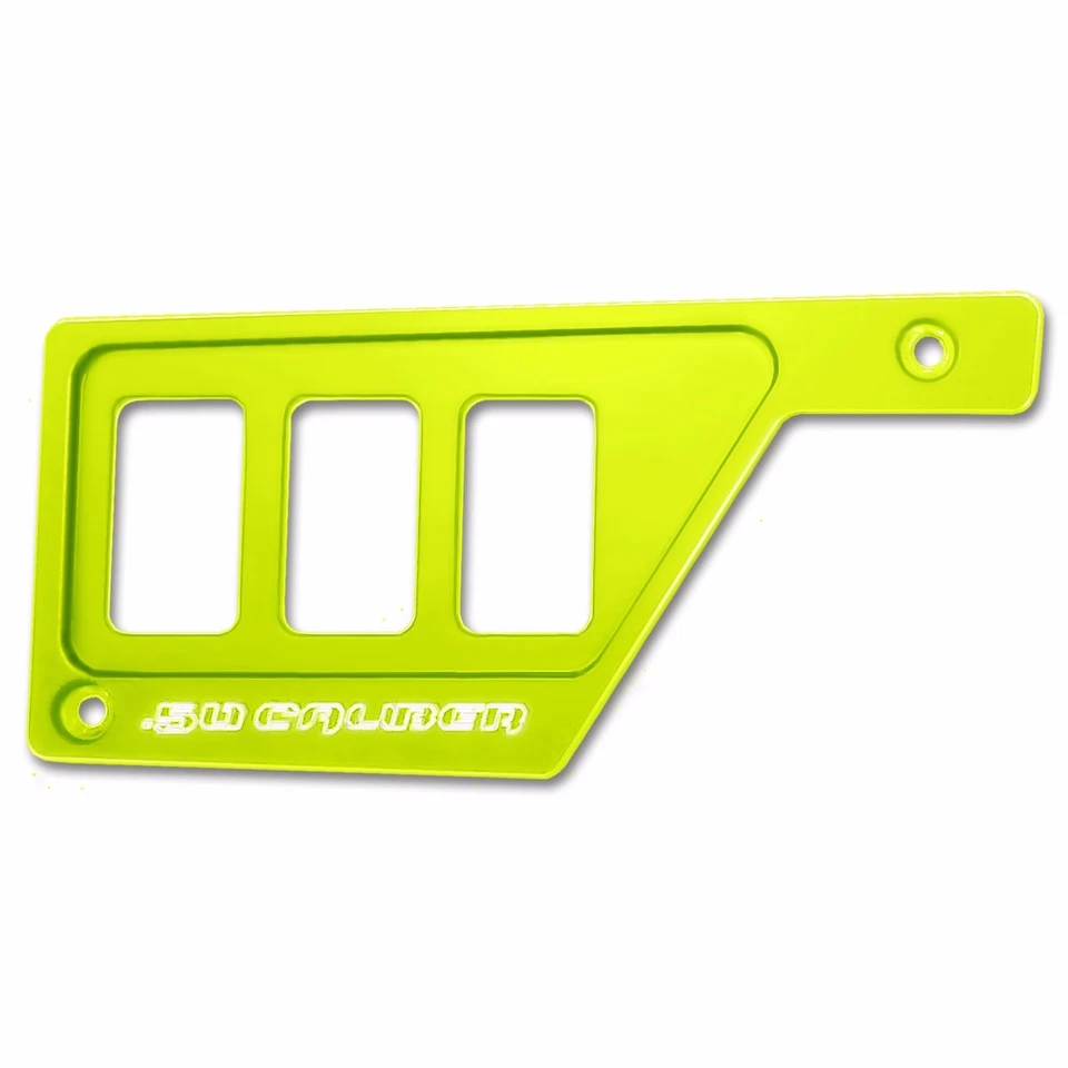 Painel interruptor painel esquerdo moldura Polaris RZR XP1000 S 900 Turbo Lime Squeeze - Imagem 2 de 4