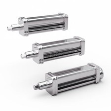 Klarstein Küchenmaschine Nudel Aufsatz 3-in-1 Pasta Zubehör Edelstahl 8 Stufen 