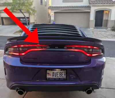 Dodge Charger Taillight Decal STYLE B 2015+ Hellcat Scat Pack Mopar SRT SXT RT