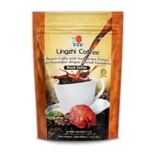 DXN Lingzhi Black Coffee with Ganoderma 20 sachets x 4.5g - NO SUGAR HALAL