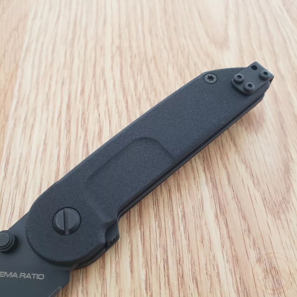 Cuchillo Plegable Extrema Ratio 2.75" Bohler N690 Hoja de Acero Negro Mango de Aluminio Foto 3 de 4