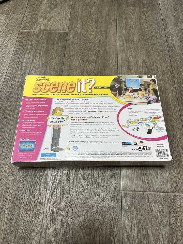The Simpsons Scene It! The DVD Game TV Trivia Quiz Knowledge New & Sealed - Image 4 of 4