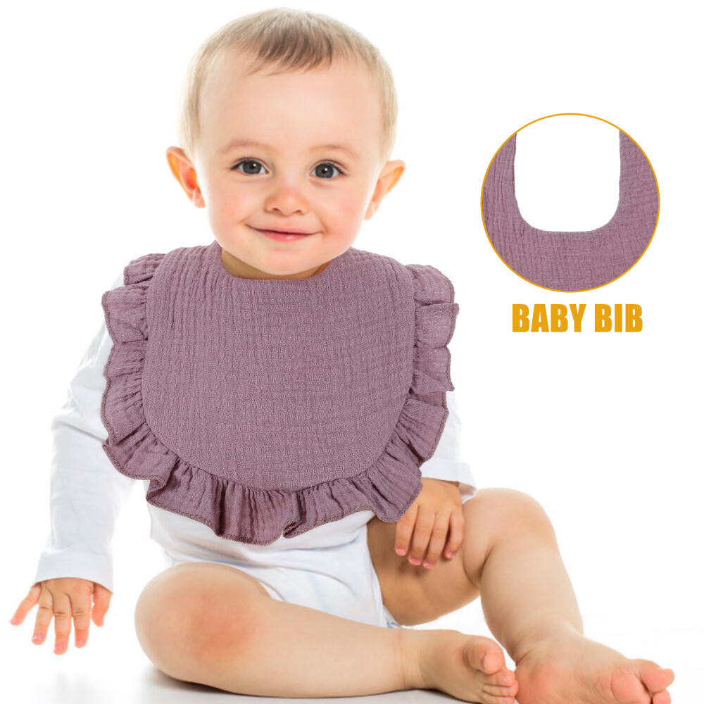 3 pcs Cotton Baby Bibs Infant Girl Bibs Baby Boy Drooling Bibs Cute