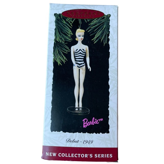 Hallmark Debut 1959 Barbie Ornament Keepsake New Collector's Series New Hallmark Debut 1959 Barbie Ornament Keepsake New Collector's Series New